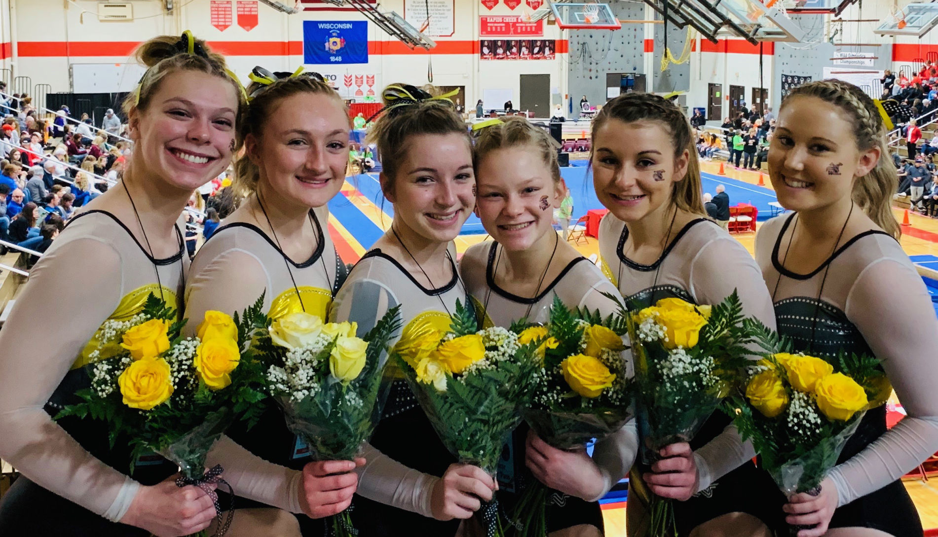Waupun Gymnastics Team At State